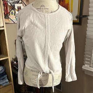 Barefoot Dreams Cream Long Sleeve Top - XS